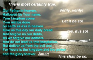 The Lords Prayer NKJV with Amens